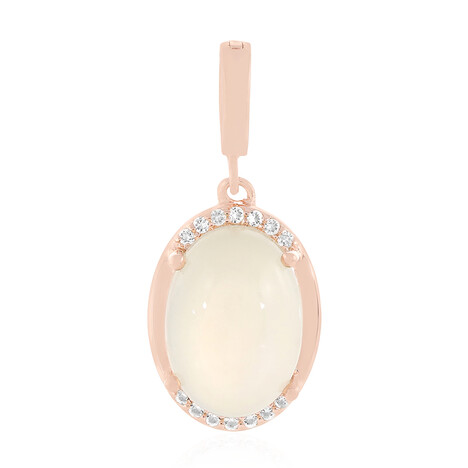 Ciondolo in argento con Pietra di Luna Bianca