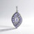 Ciondolo in argento con Tanzanite