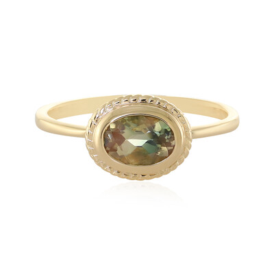 Bague en or et Pierre du Soleil de l’Orégon