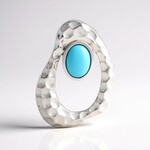 Ciondolo in argento con Turchese Sleeping Beauty