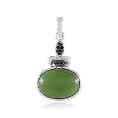 Ciondolo in argento con Giada Canadese