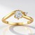 Bague en or et Diamant VVS1 (G) (Annette)