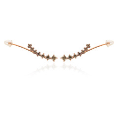 Orecchini in oro con Diamante Rose de France SI1 di Argyle
