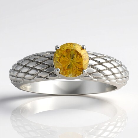 Anello in argento con Sfalerite (de Melo Essence)