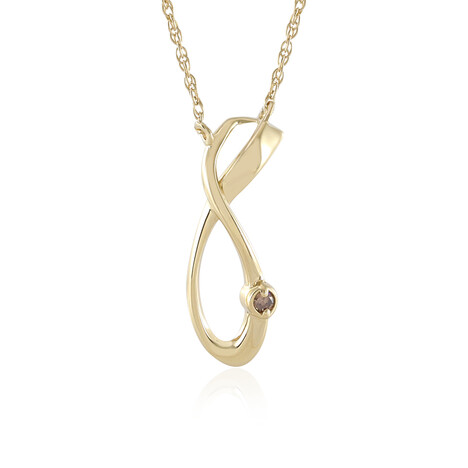 I1 Schokoladen-Brillant-Goldcollier