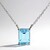 Collana in argento con Topazio Blu Cielo
