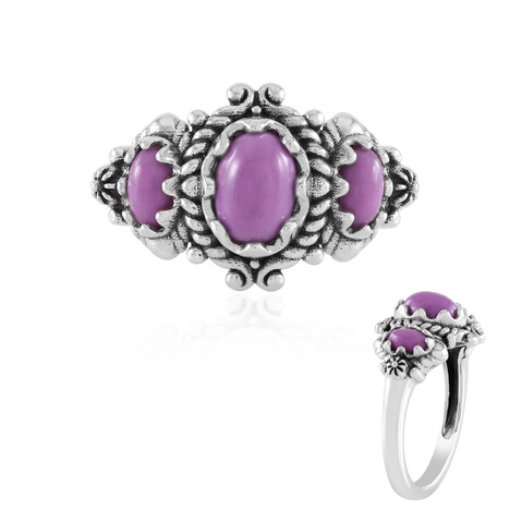 Zilveren ring met een phosphosideriet (Desert Chic)