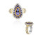 Bague en argent et Tanzanite (Gems en Vogue)