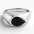 Anello in argento con Spinello Nero