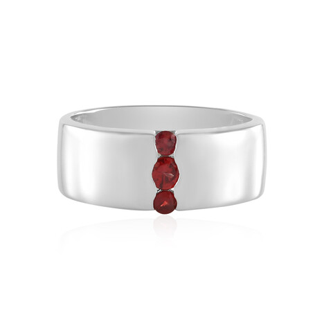 Tanzanian Ruby Silver Ring (de Melo)