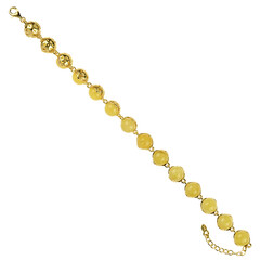 Brazalete en plata con Ámbar báltico (dagen)