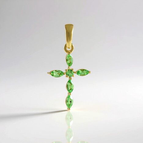 Ciondolo in argento con Tsavorite