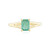 Colombian Emerald Silver Ring
