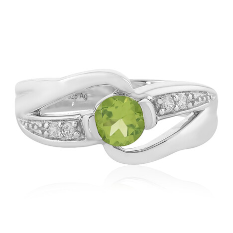Anello in argento con Peridoto