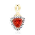 AAA-Mexikanischer Feueropal-Goldanhänger