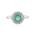 Zilveren ring met een Russische smaragd