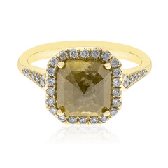 SI2 Fancy-Diamant-Goldring (CIRARI)