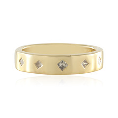Anello in argento con Diamante Cioccolato I3
