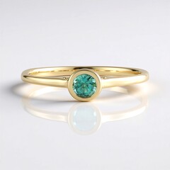 Anello in oro con Smeraldo Colombiano (de Melo Gold)