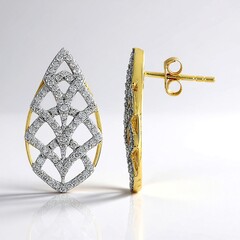 Orecchini in oro con Diamante Flawless (F) (LUCENT DIAMONDS)