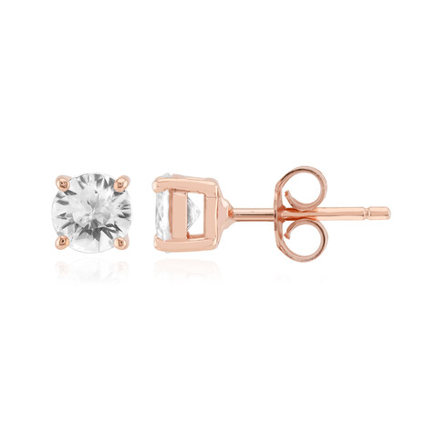 Zilveren oorbellen met zirkonen