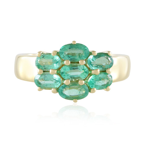 Bague en or et Emeraude de Russie