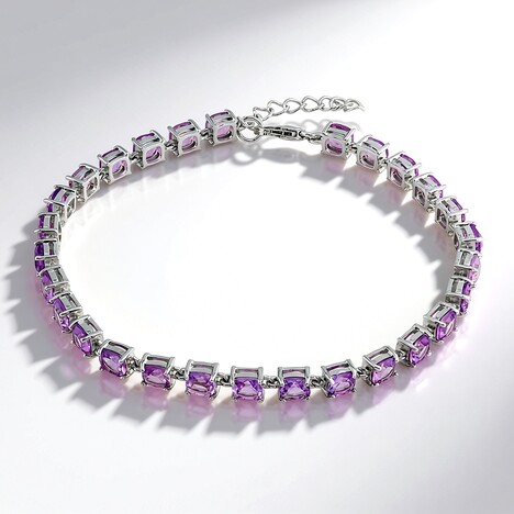 Bracciale in argento con Ametista