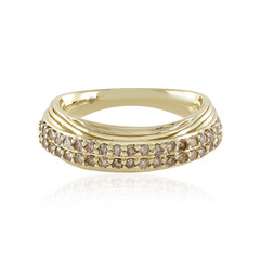 Bague en or et Diamant champagne I2 (Ornaments by de Melo)