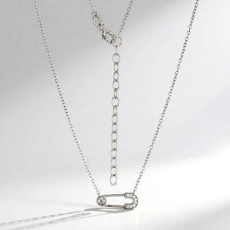 Collana in argento con Zircone (Adela Silber)
