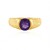 Sambia-Amethyst-Silberring (de Melo Essence)