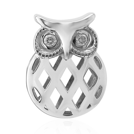 SI1 (G) Brillant-Silberanhänger (Annette)