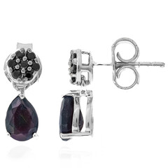 Boucles d'oreilles en argent et Opale Mezezo