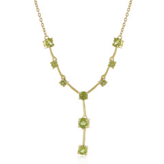 Collier en argent et Péridot