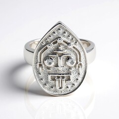 Anello in argento con Zircone