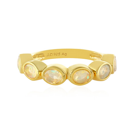 Anello in argento con Opale di Welo