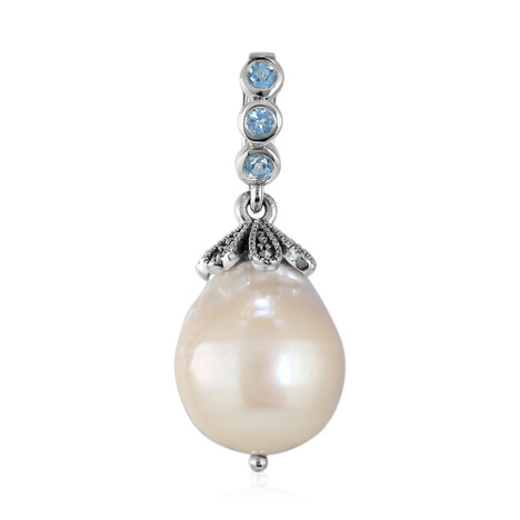 Süßwasserzuchtperlen-Silberanhänger (TPC)