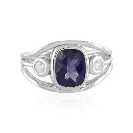 Anello in argento con Iolite