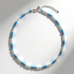 Collana in argento con Quarzo Bianco