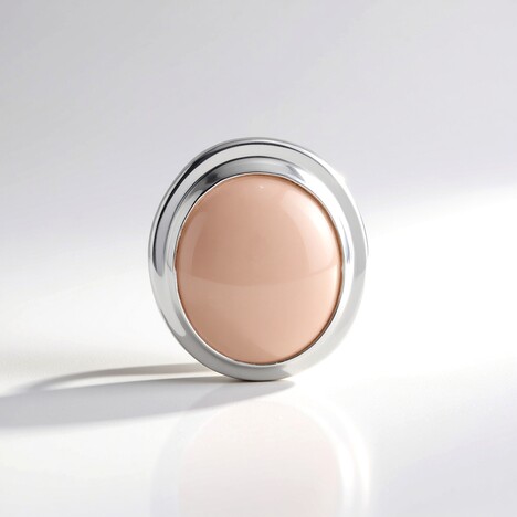 Ciondolo in argento con Morganite (MONOSONO COLLECTION)