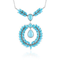 Collana in argento con Turchese Sleeping Beauty