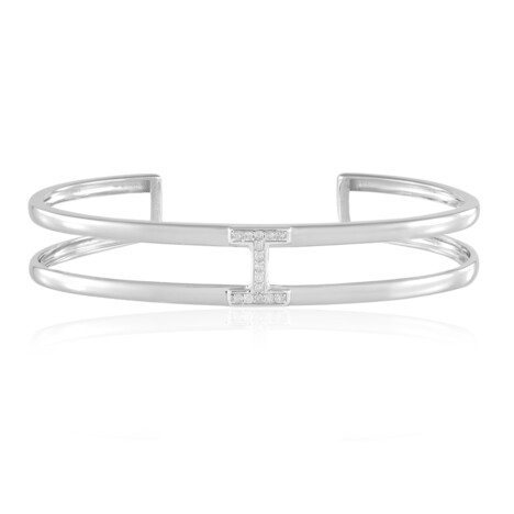 Bracciale in argento con Diamante I3 (J)