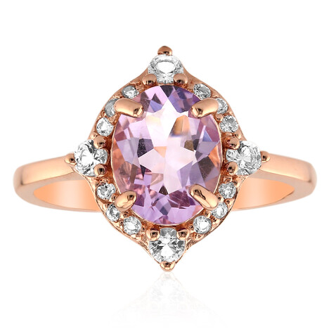 Bolivianischer Amethyst-Silberring