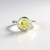 Anello in argento con Quarzo Ouro Verde