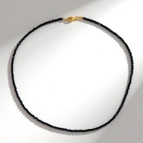 Collana in argento con Spinello Nero