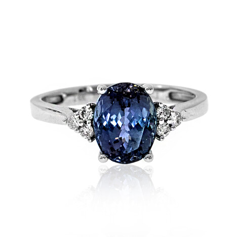 Nicht erhitzter Tansanit-Goldring (CIRARI)