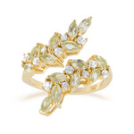 Anello in argento con Ametista Verde