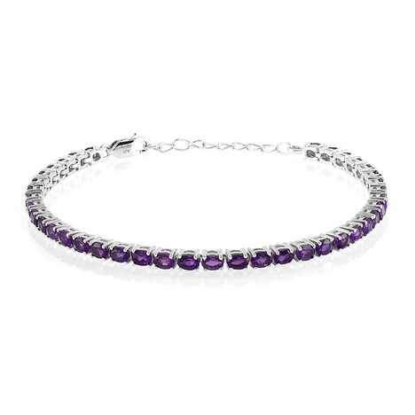 Sambia-Amethyst-Silberarmband