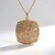 Collana in argento con Zircone Champagne (KM by Juwelo)