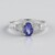 Anello in argento con Tanzanite
