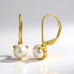 Orecchini in argento con Perla d'Acqua Dolce Bianca